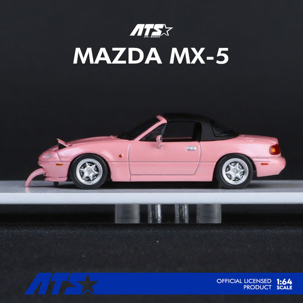 [ATS CAR MODEL] 1:64 Mazda MX-5 Pink