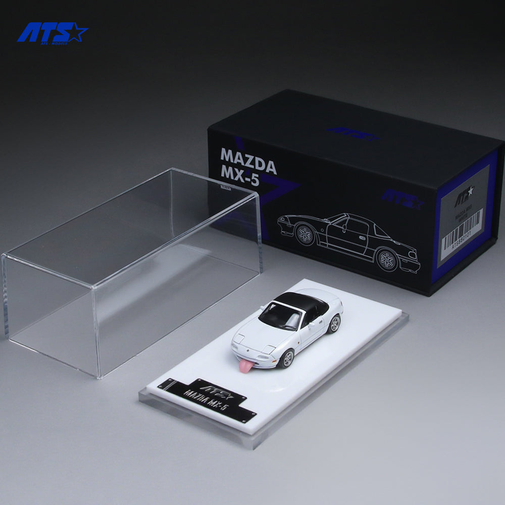 [ATS CAR MODEL] 1:64 Mazda MX-5 White