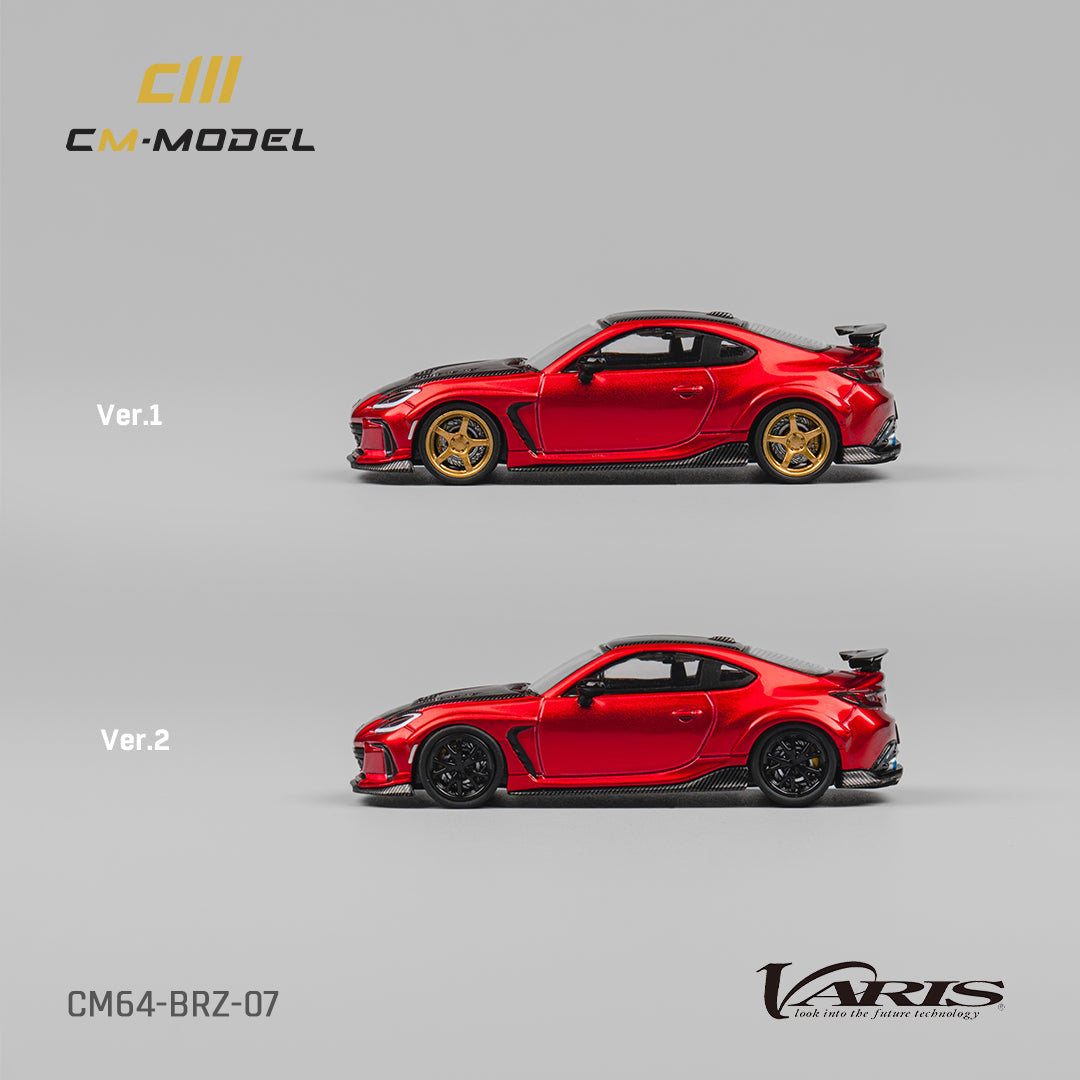 [CM MODEL] 1:64 Subaru BRZ Varis Widebody Metallic Red