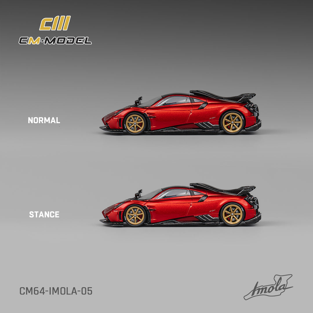 [CM MODEL] 1:64 Pagani Imola Metallic Red