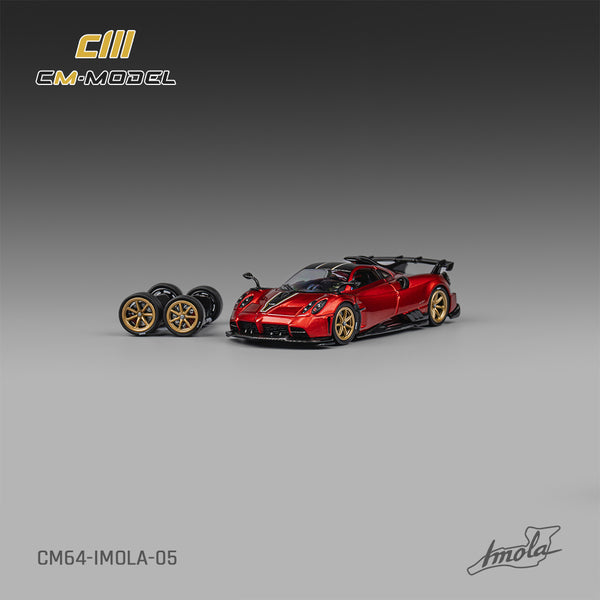 [CM MODEL] 1:64 Pagani Imola Metallic Red