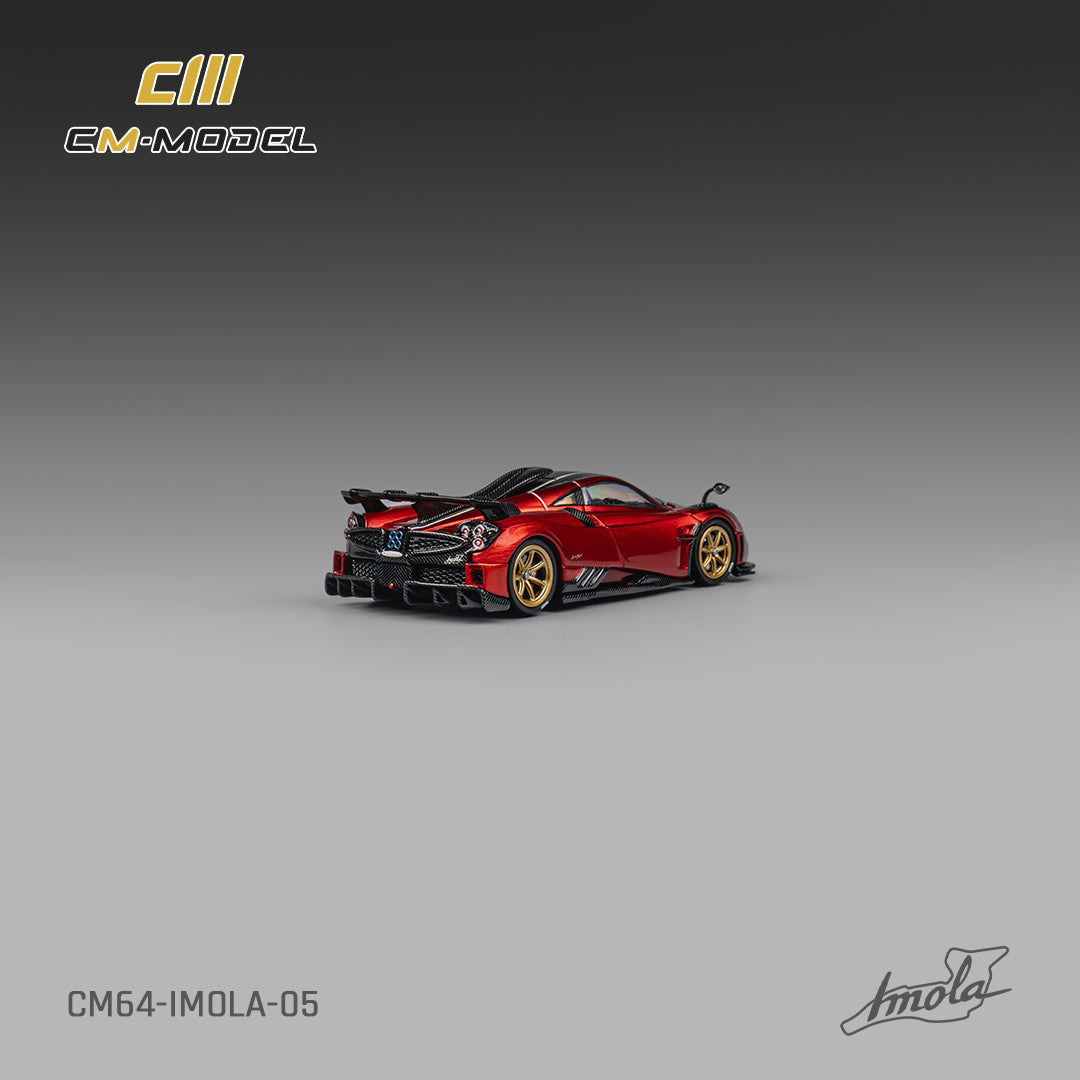 [CM MODEL] 1:64 Pagani Imola Metallic Red