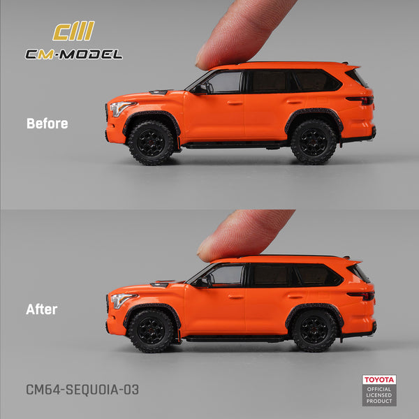 [CM MODEL] 1:64 Toyota Sequoia Orange