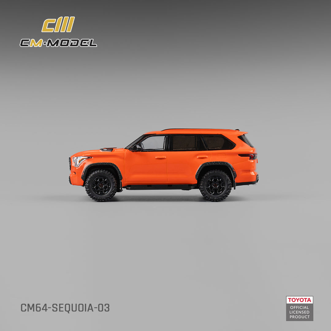 [CM MODEL] 1:64 Toyota Sequoia Orange