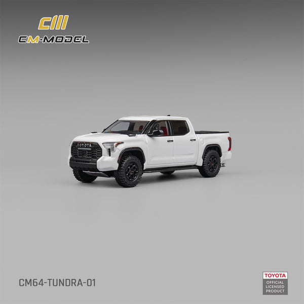 [CM MODEL] 1:64 Toyota Tundra White