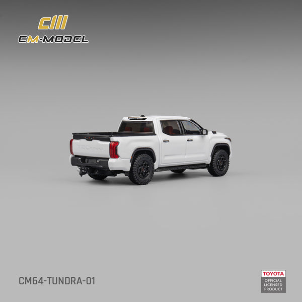 [CM MODEL] 1:64 Toyota Tundra White