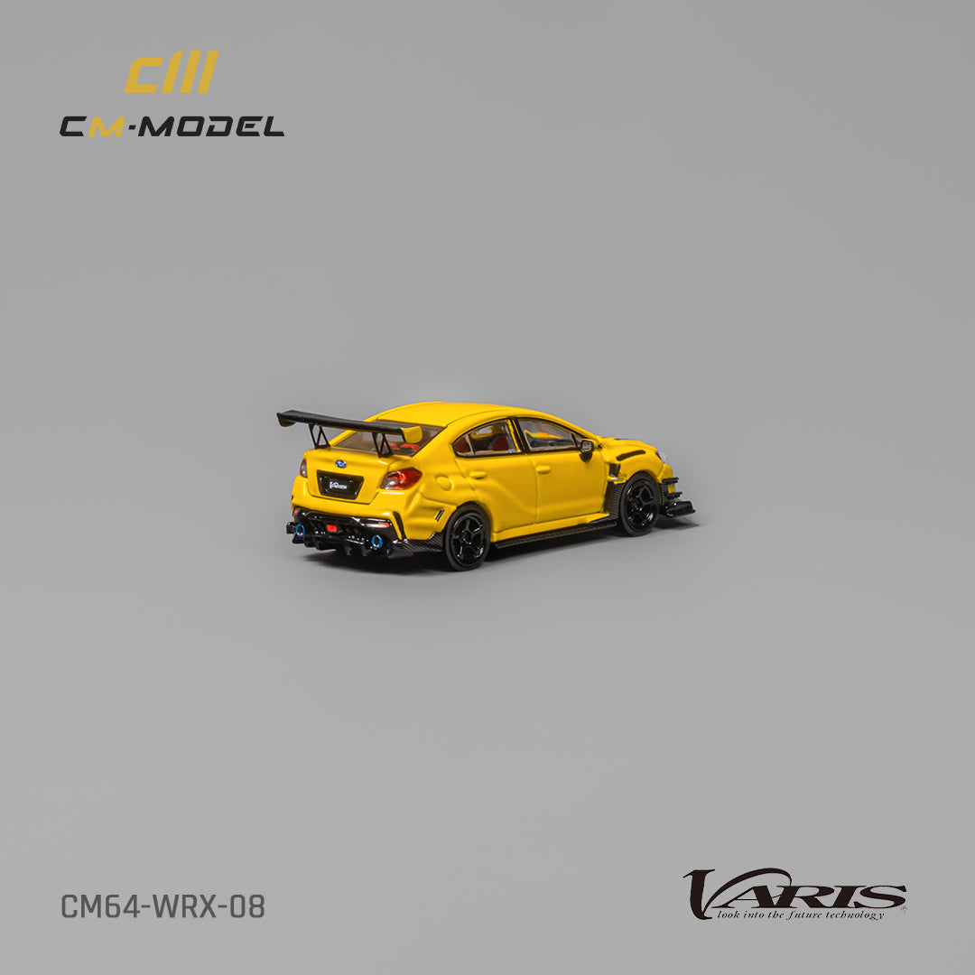 [CM MODEL] 1:64 Subaru WRX Varis Widebody 2.0 Yellow