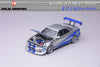 [FOCAL HORIZON] 1:64 Nissan Skyline GT-R R34 FNF Silver/Blue