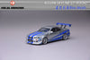 [FOCAL HORIZON] 1:64 Nissan Skyline GT-R R34 FNF Silver/Blue