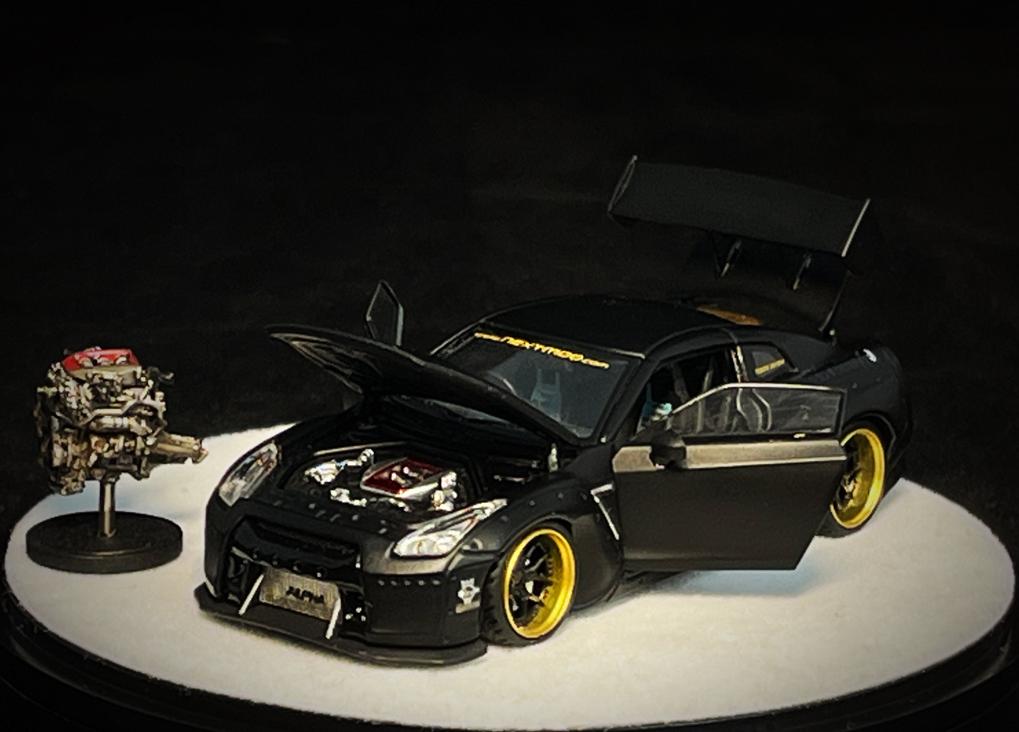 [PGM] 1:64 Rocket Bunny R35 Matte Black