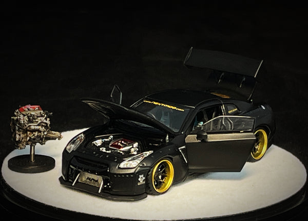 [PGM] 1:64 Rocket Bunny R35 Matte Black