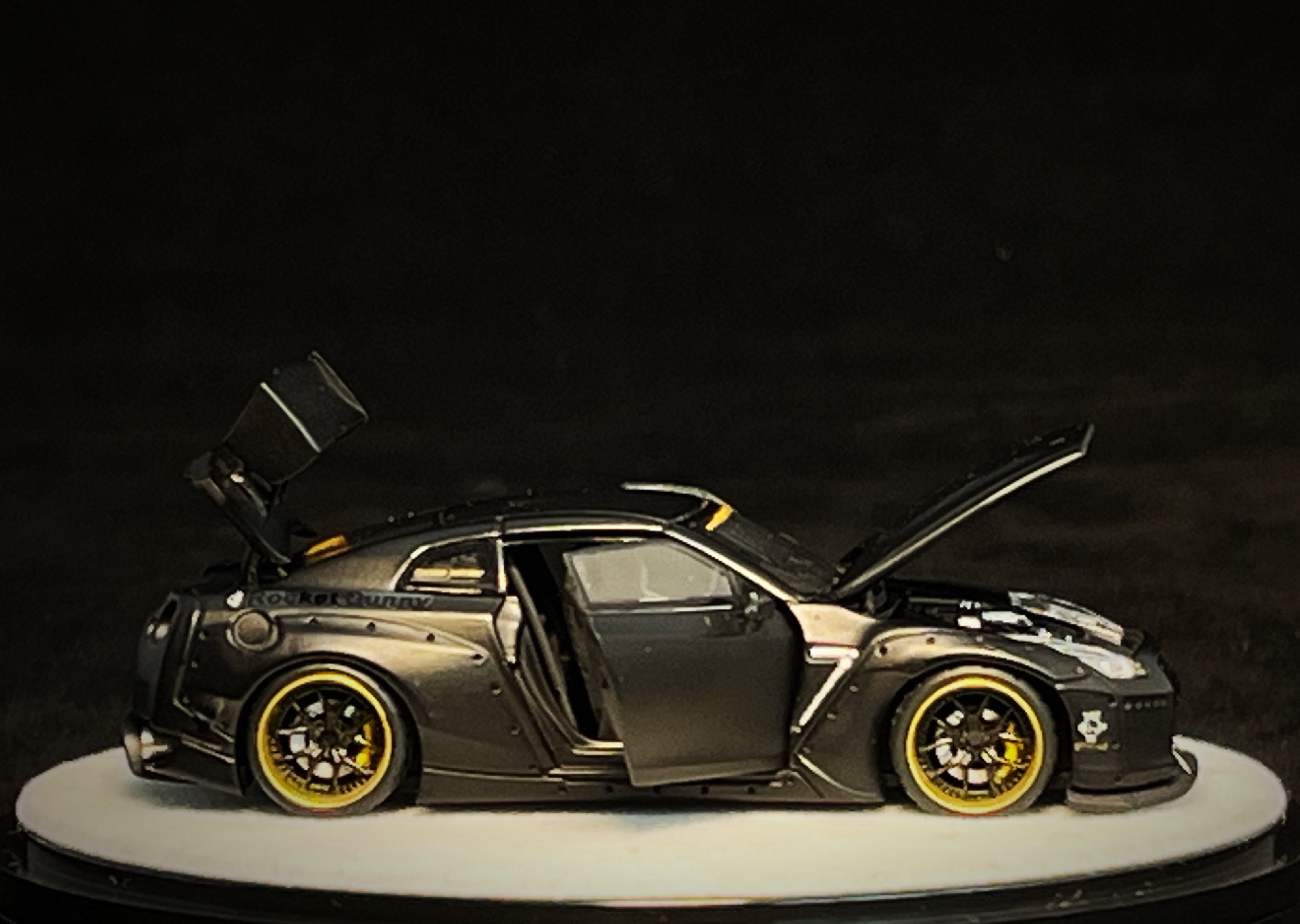 [PGM] 1:64 Rocket Bunny R35 Matte Black
