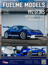 [FUELME] 1:18 992 GT3 RS Weissach Package San Marino Blue