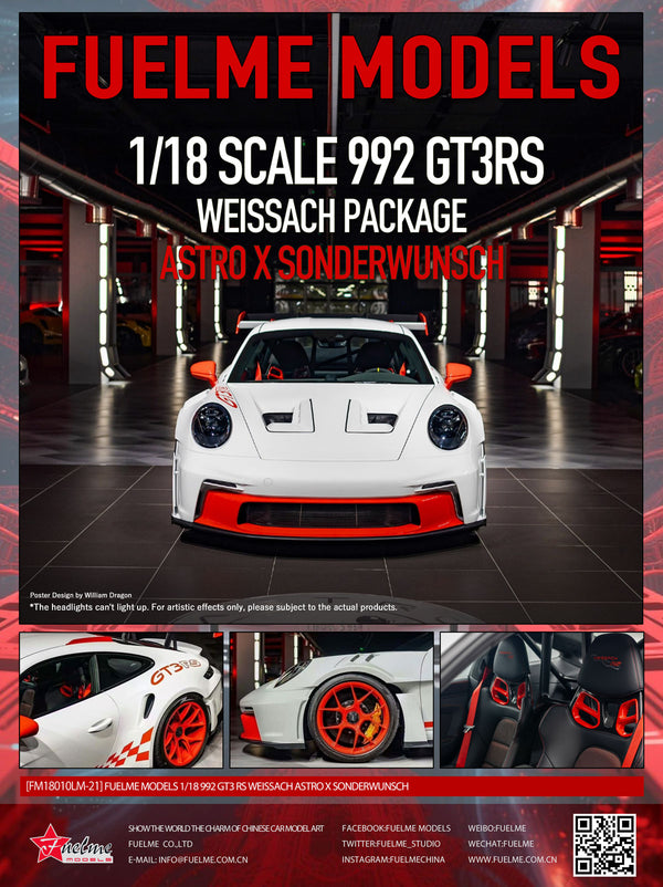 [FUELME] 1:18 992 GT3 RS Weissach Astro x Sonderwunsch