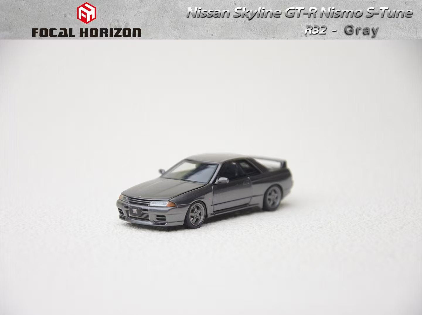[FOCAL HORIZON] 1:64 Nissan Skyline GT-R R32 Nismo S-Tune Gun Grey