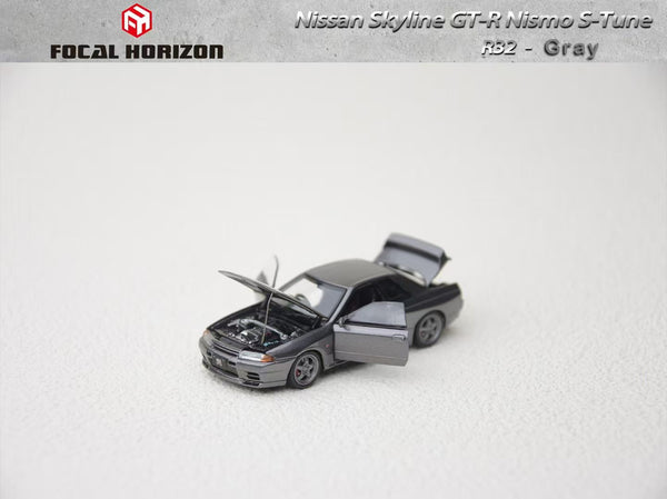 [FOCAL HORIZON] 1:64 Nissan Skyline GT-R R32 Nismo S-Tune Gun Grey