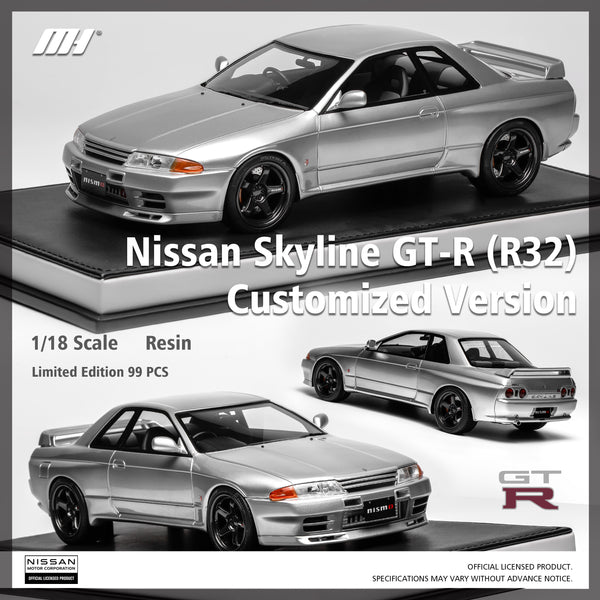 [MOTORHELIX] 1:18 Nissan Skyline GT-R (R32) Silver