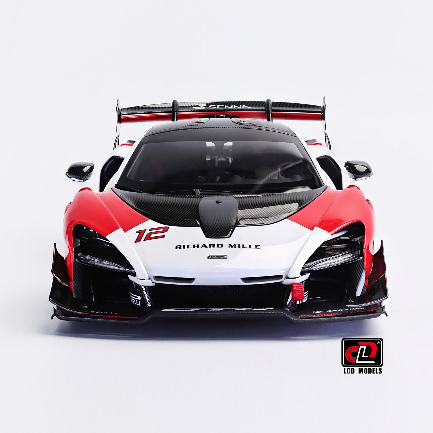 [LCD] 1:18 McLaren Senna GTR Red White