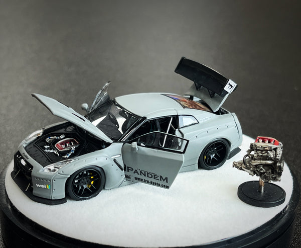 [PGM] 1:64 Rocket Bunny R35 Combat Grey Luxury Version