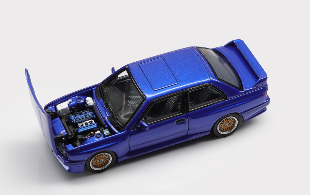 [MORTAL] 1:64 BMW E30 M3 Sport Evolution Pearl Blue