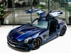 [FUNNY MODEL] 1:64 Mercedes-Benz SLS AMG Black Series Dark Blue
