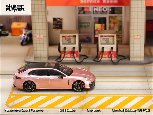 [GHOST PLAYER] 1:64 Panamera Sport Turismo Hunting Version Iceberry Pink
