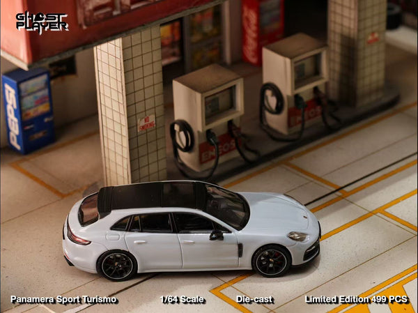 [GHOST PLAYER] 1:64 Panamera Sport Turismo Hunting Version Sky Gray
