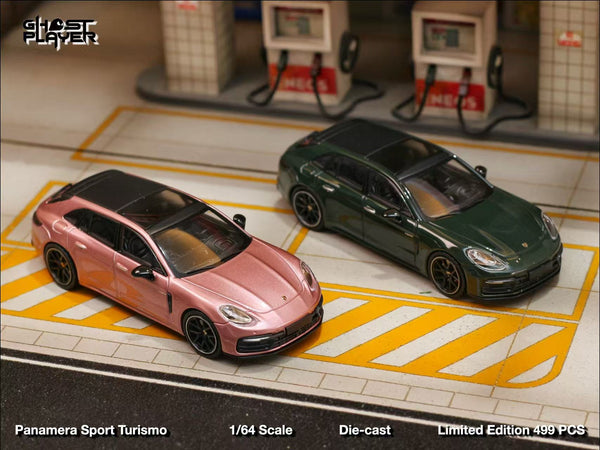 [GHOST PLAYER] 1:64 Panamera Sport Turismo Hunting Version Iceberry Pink