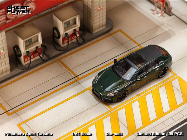 [GHOST PLAYER] 1:64 Panamera Sport Turismo Hunting Version Oak Green