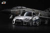 [KR] 1:64 Nissan GT-R R35 Egg Q Car Silver Jada