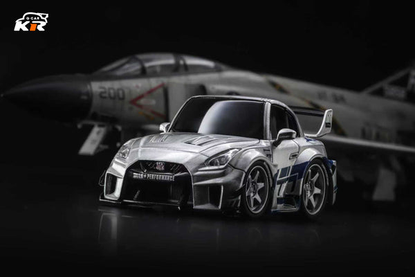 [KR] 1:64 Nissan GT-R R35 Egg Q Car Silver Jada