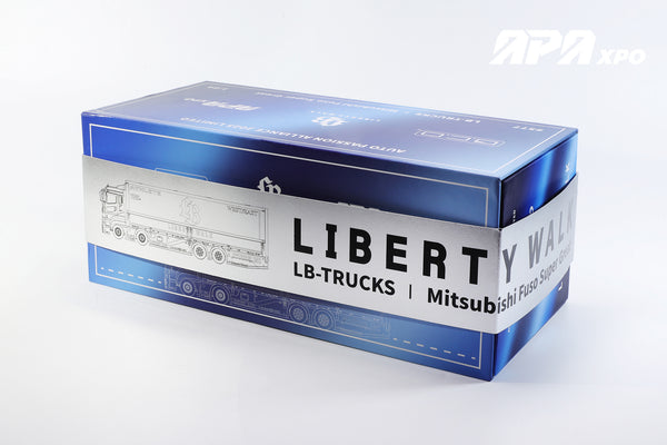[GCD] 1:64 LB-Trucks Mitsubishi Fuso Chrome Blue [2025 FOSHAN APA XPO Limited Edition]