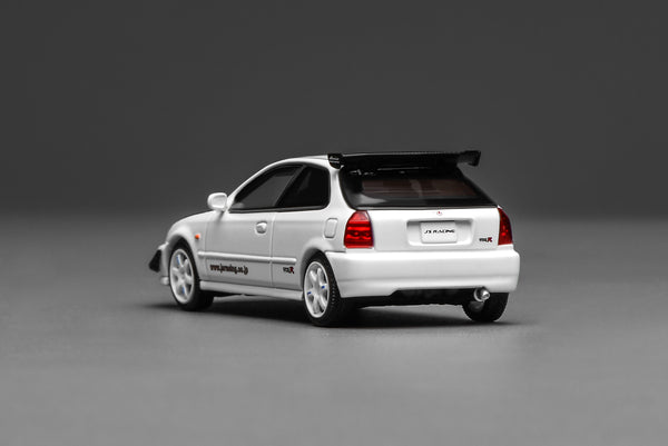 [MOTORHELIX] 1:64 Honda Civic Type R (EK9) J‘s Racing Livery White