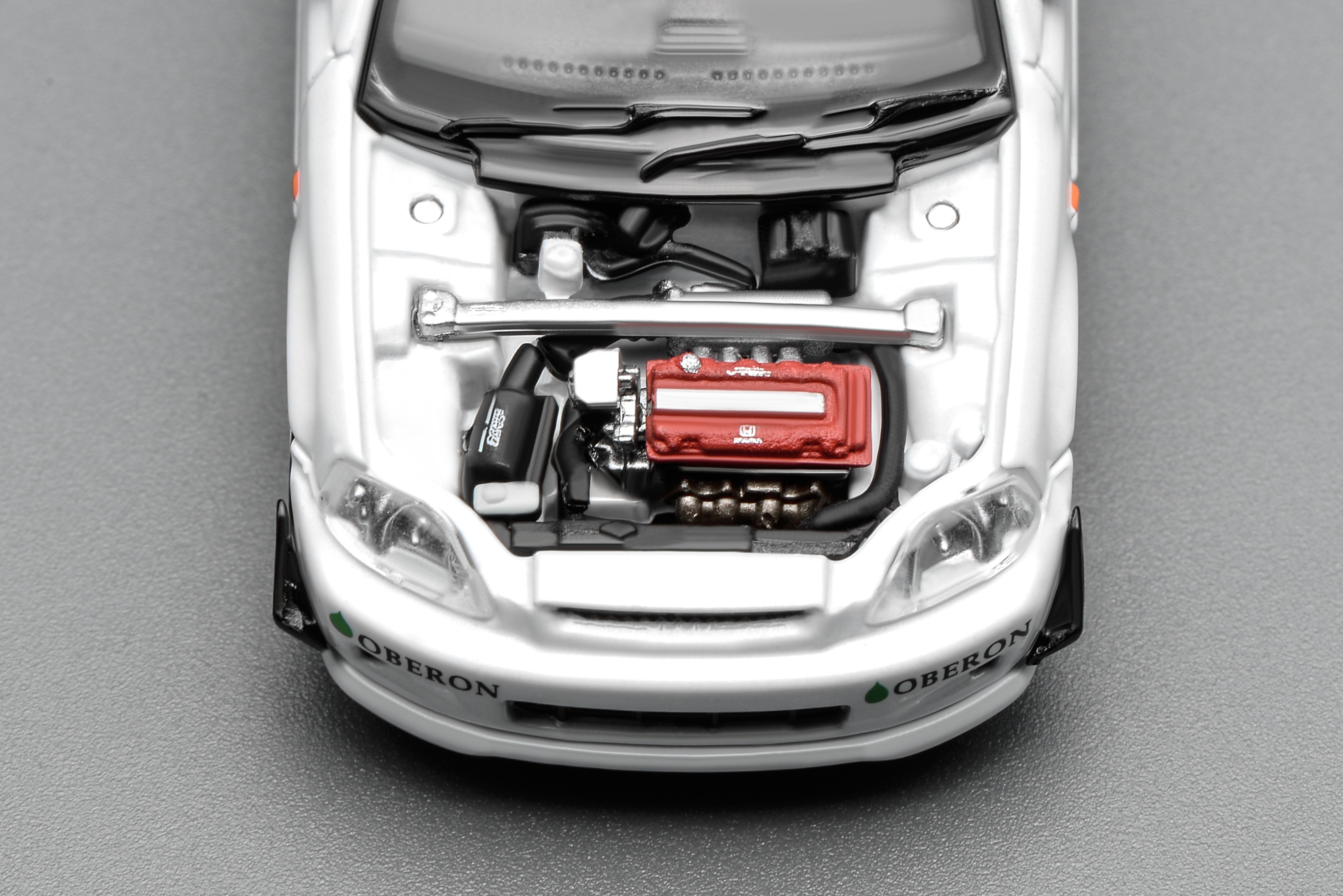[MOTORHELIX] 1:64 Honda Civic Type R (EK9) J‘s Racing Livery White