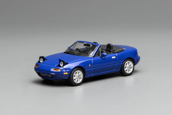 [MOTORHELIX] 1:64 Mazda Eunos Roadster (NA) RHD Laguna Blue