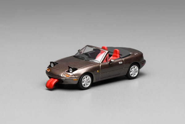 [MOTORHELIX] 1:64 Mazda Eunos Roadster (NA) RHD Metallic Brown