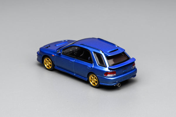[MOTORHELIX] 1:64 Subaru lmpreza Wagon WRX STi Version VI Customized World Rally Blue Mica
