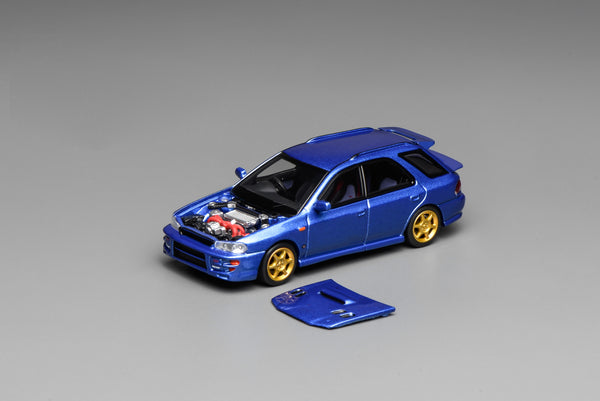 [MOTORHELIX] 1:64 Subaru lmpreza Wagon WRX STi Version VI Customized World Rally Blue Mica