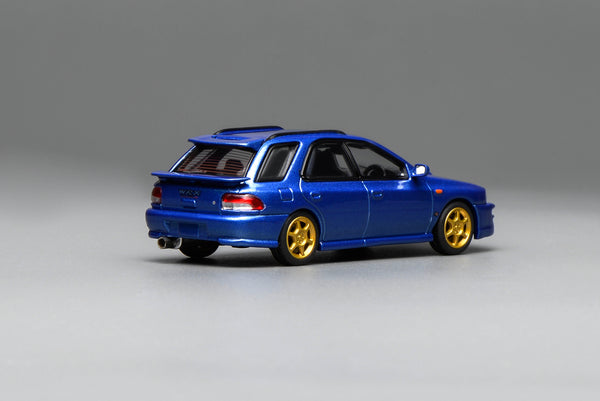 [MOTORHELIX] 1:64 Subaru lmpreza Wagon WRX STi Version VI Customized World Rally Blue Mica