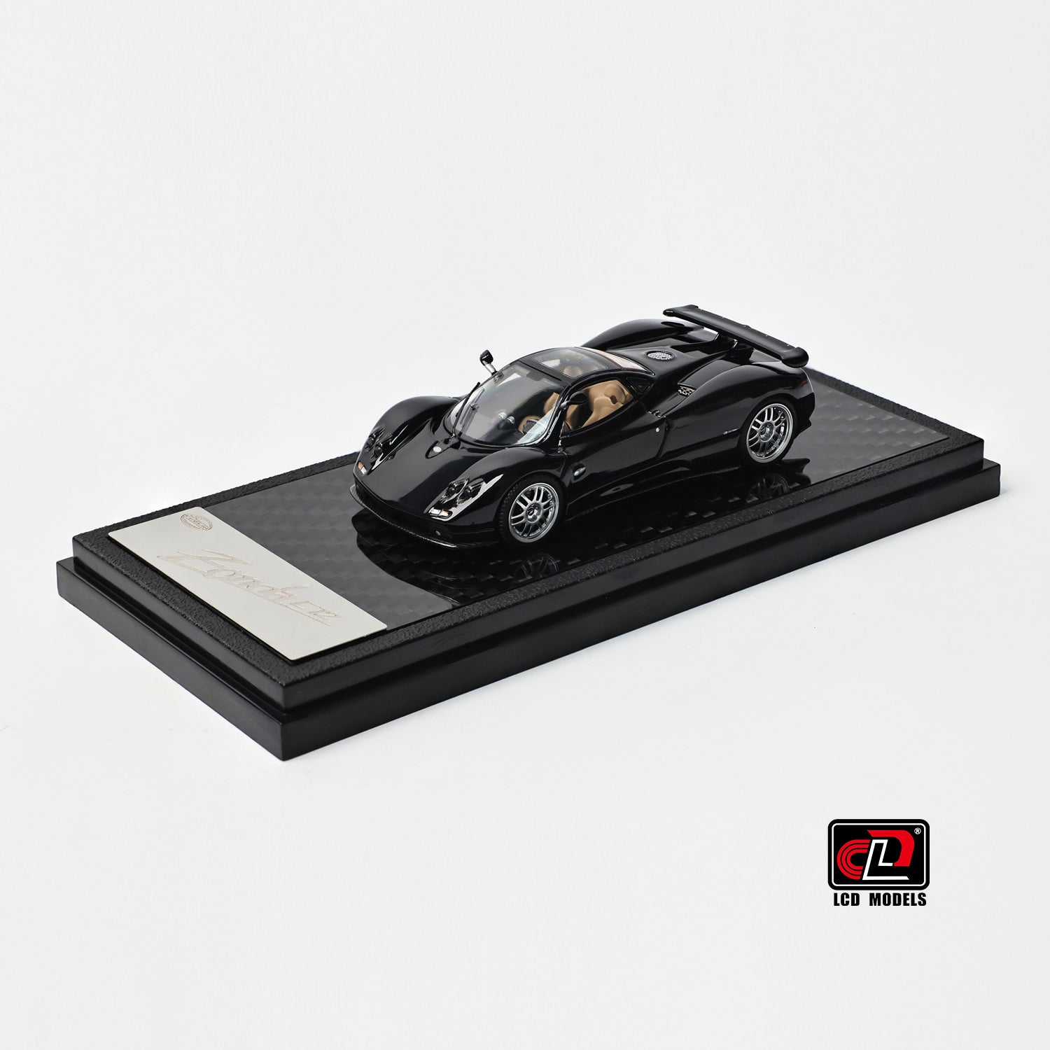 [LCD] 1:64 Pagani Zonda C12 Black