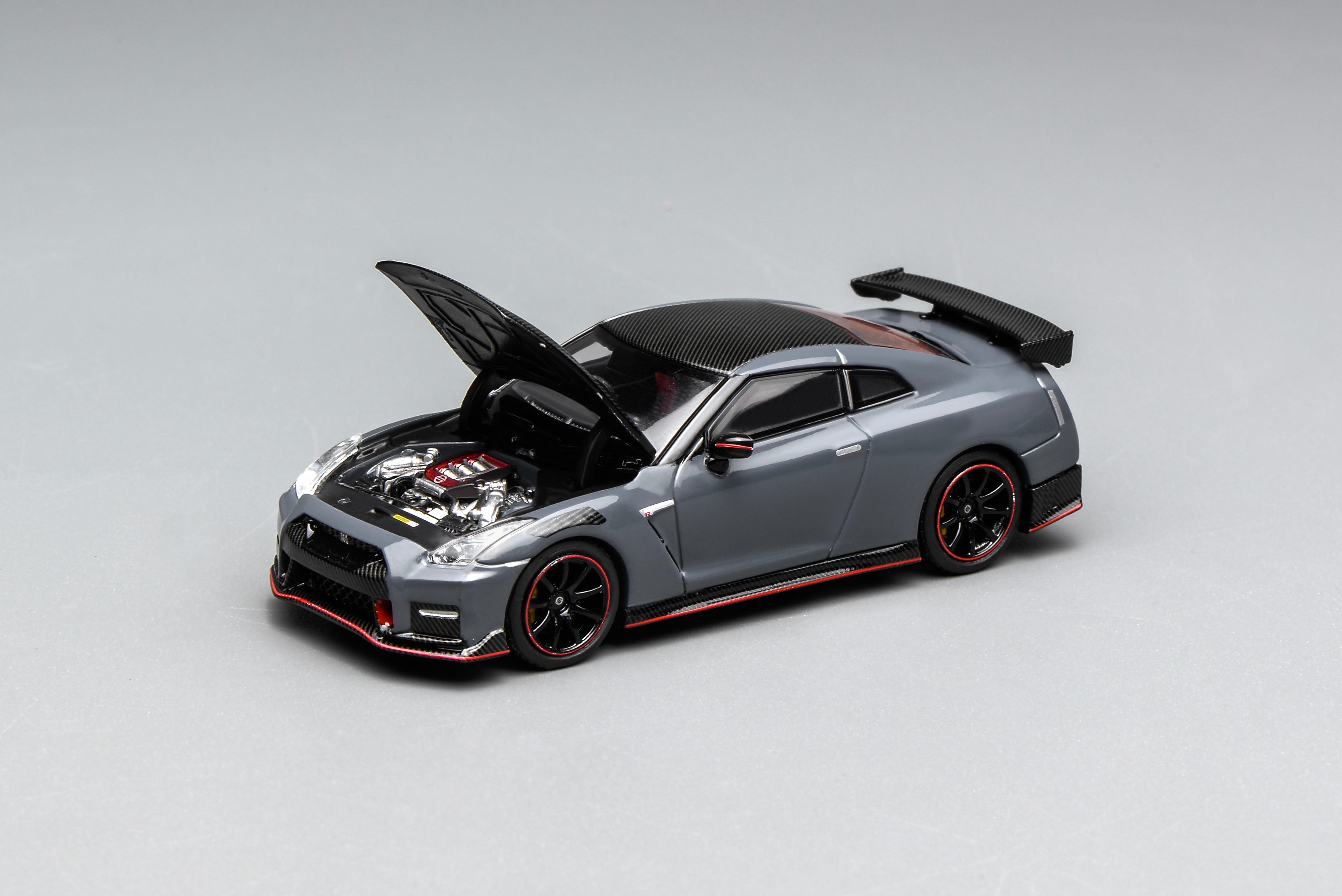 [MOTORHELIX] 1:64 Nissan Skyline GTR R35 Special Edition Stealth Grey