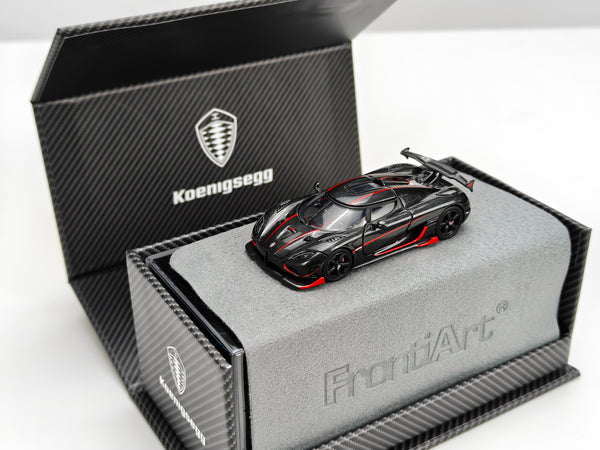 [FRONTIART] 1:64 Koenigsegg Agera RS Carbon With Red Line