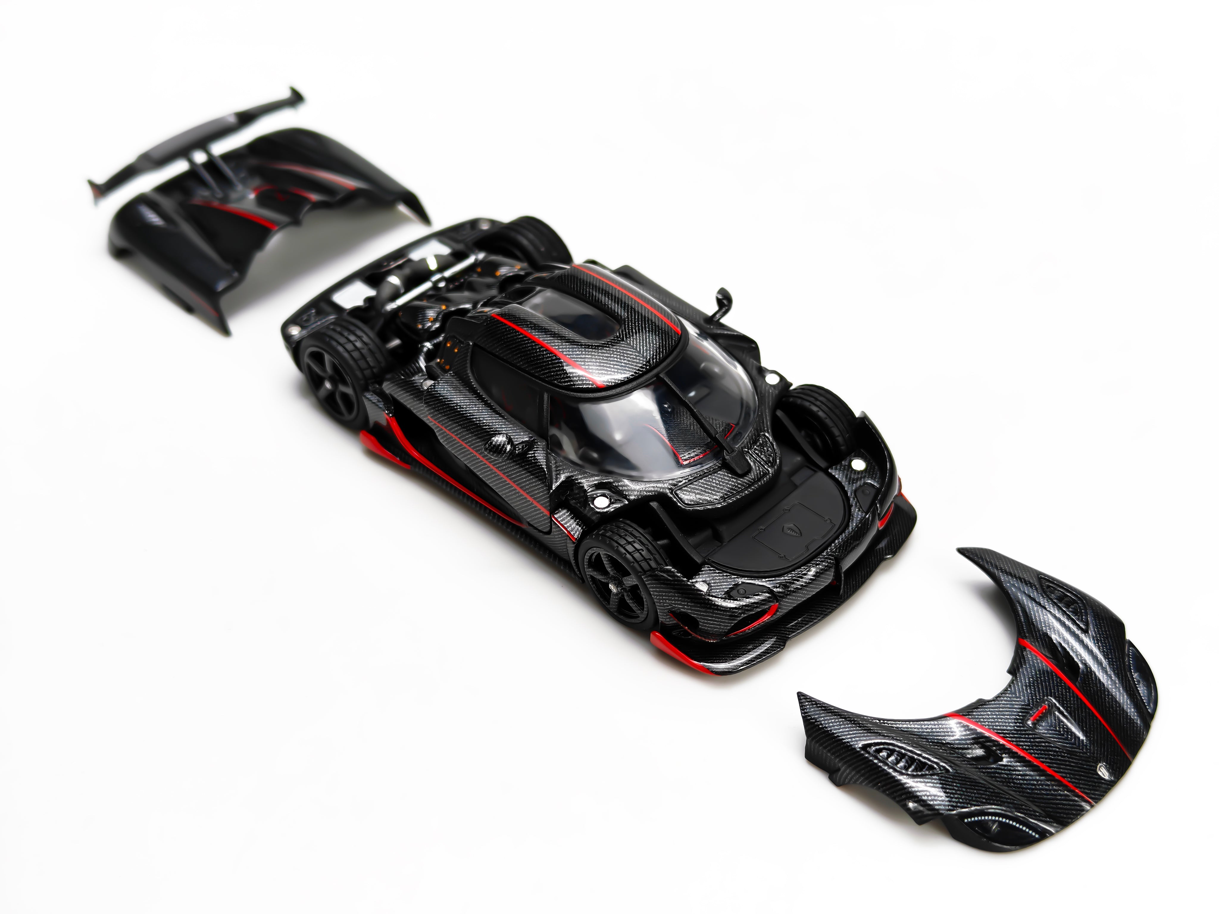 [FRONTIART] 1:64 Koenigsegg Agera RS Carbon With Red Line