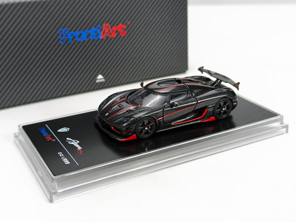 [FRONTIART] 1:64 Koenigsegg Agera RS Carbon With Red Line