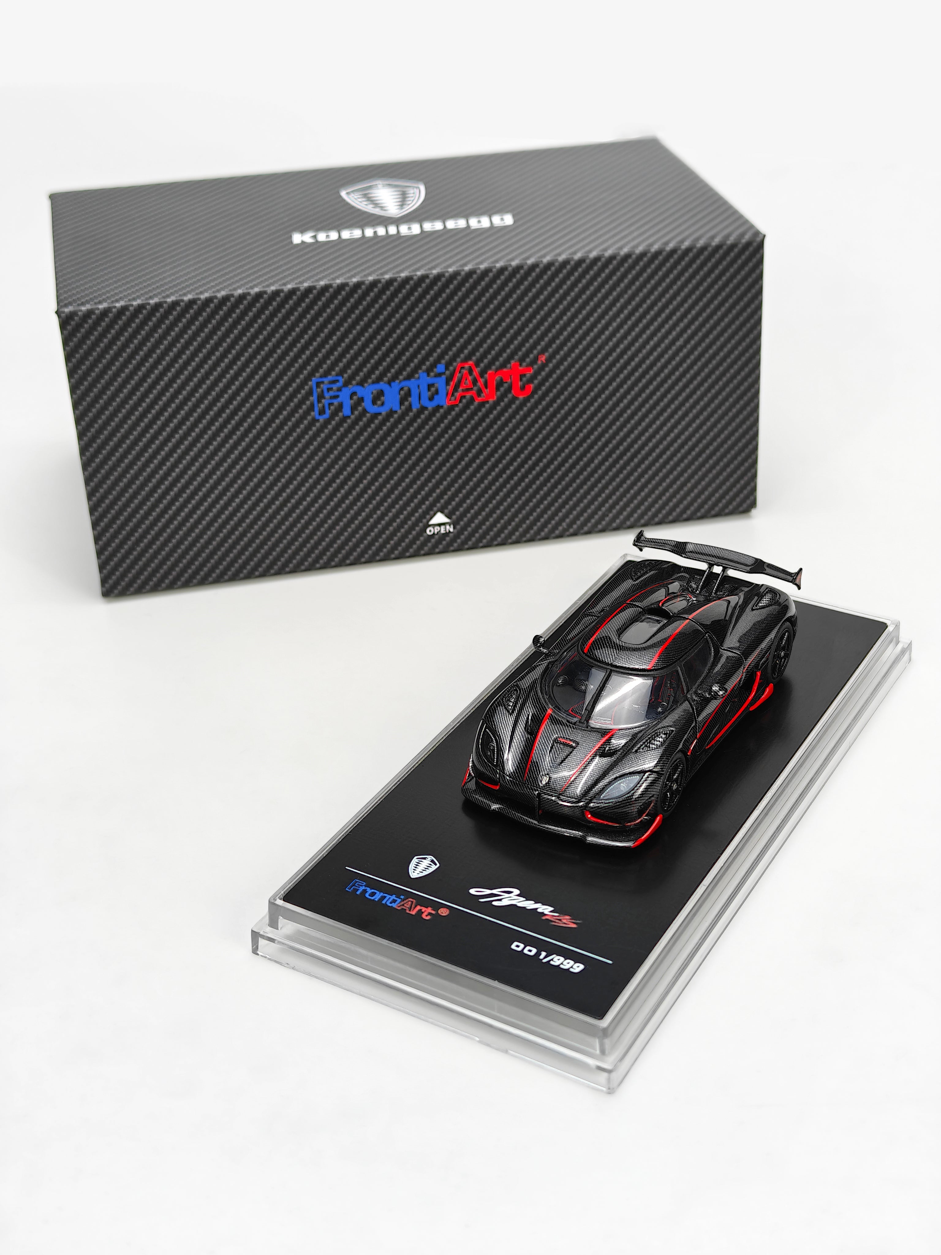 [FRONTIART] 1:64 Koenigsegg Agera RS Carbon With Red Line