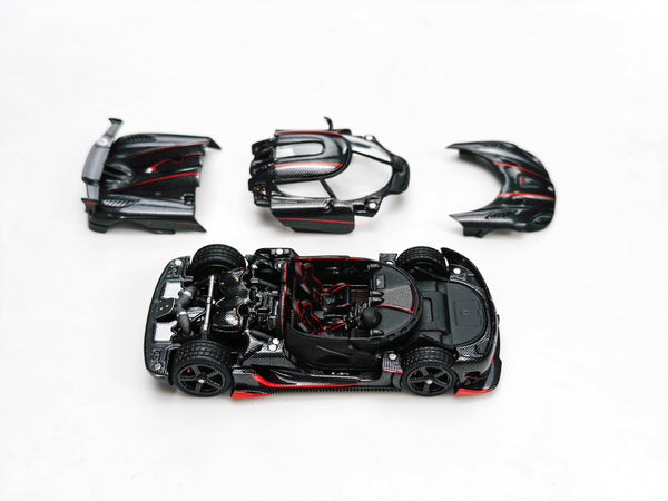 [FRONTIART] 1:64 Koenigsegg Agera RS Carbon With Red Line