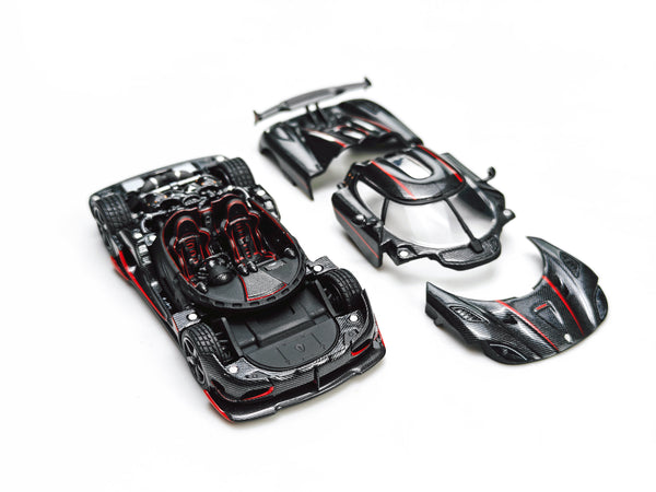 [FRONTIART] 1:64 Koenigsegg Agera RS Carbon With Red Line