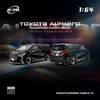 [MODEL MODEL] 1:64 Toyota Alphard Black - Toy Space Diecast Online Store Singapore