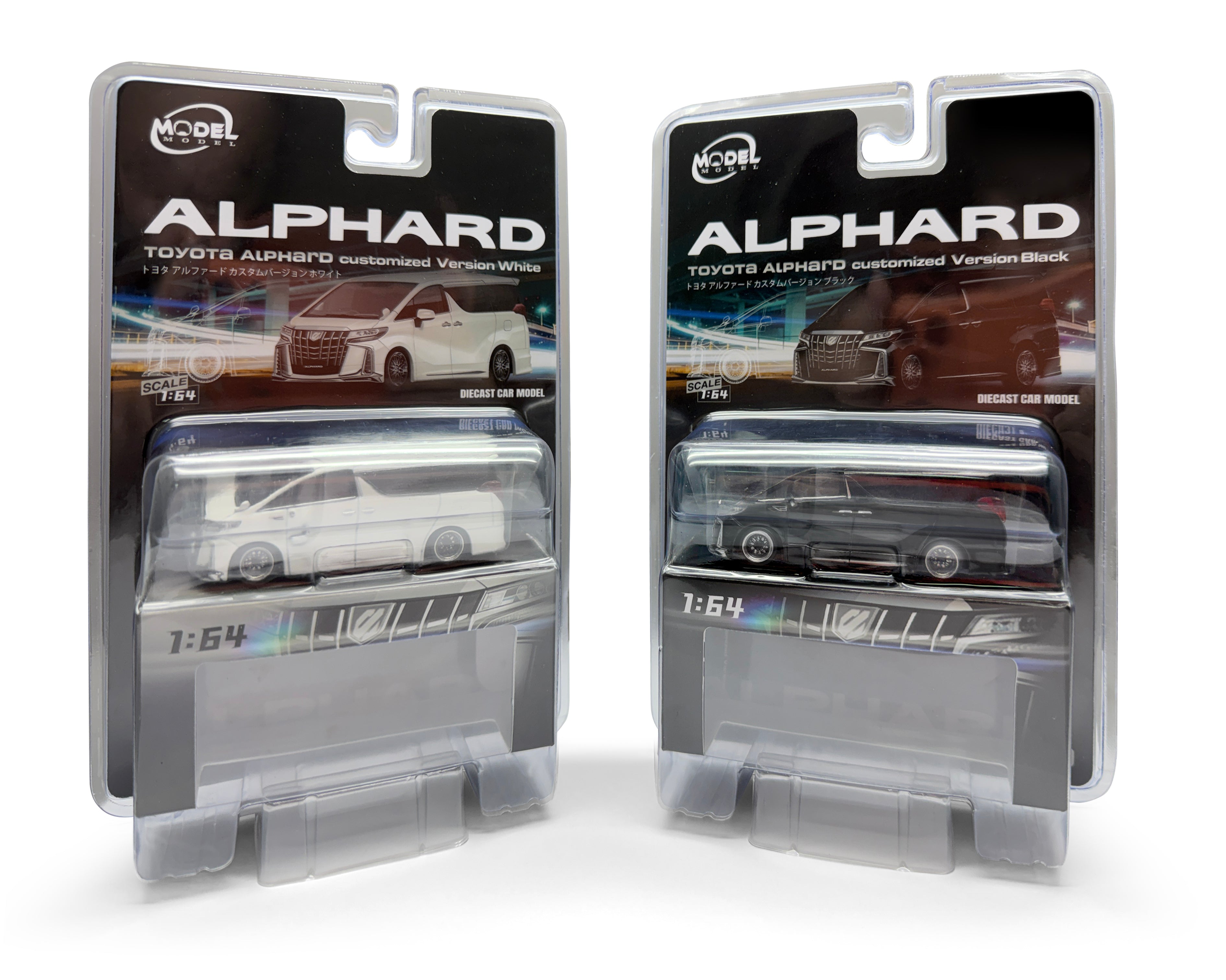 [MODEL MODEL] 1:64 Toyota Alphard Black - Toy Space Diecast Online Store Singapore