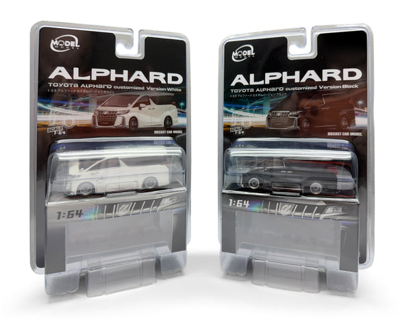 [MODEL MODEL] 1:64 Toyota Alphard White - Toy Space Diecast Online Store Singapore